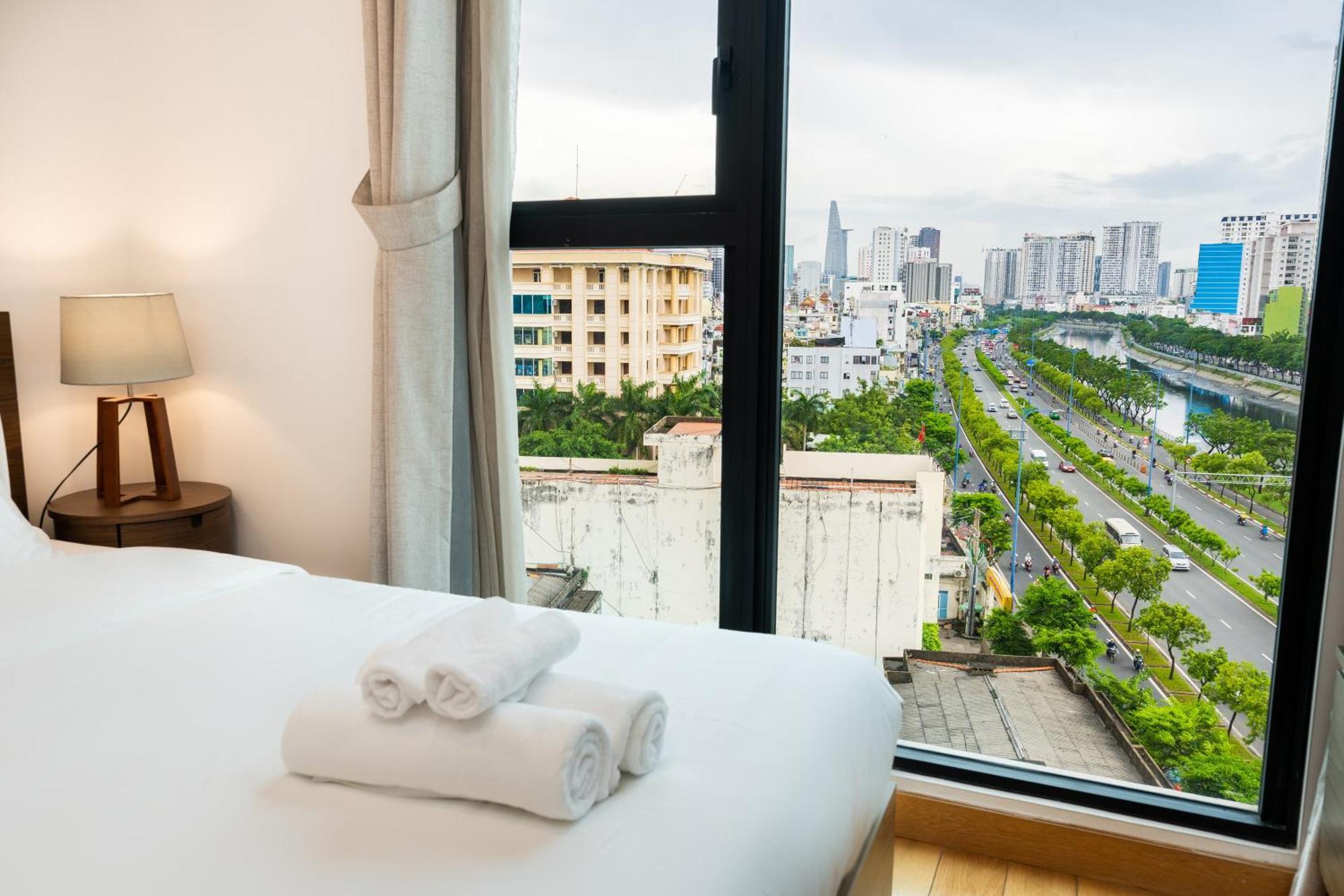 Luxury Gold 86 : D1- Mension , Rooftop Pool - District 1 Căn hộ